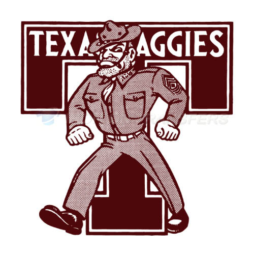 Texas A M Aggies Logo T-shirts Iron On Transfers N6496